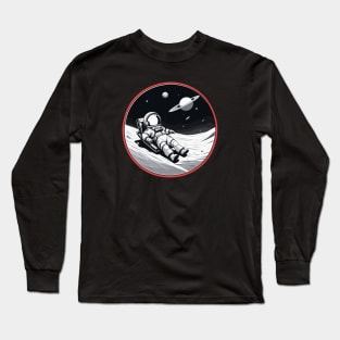 Martian Slip 'n Slide Fail - Astronaut Adventure Long Sleeve T-Shirt